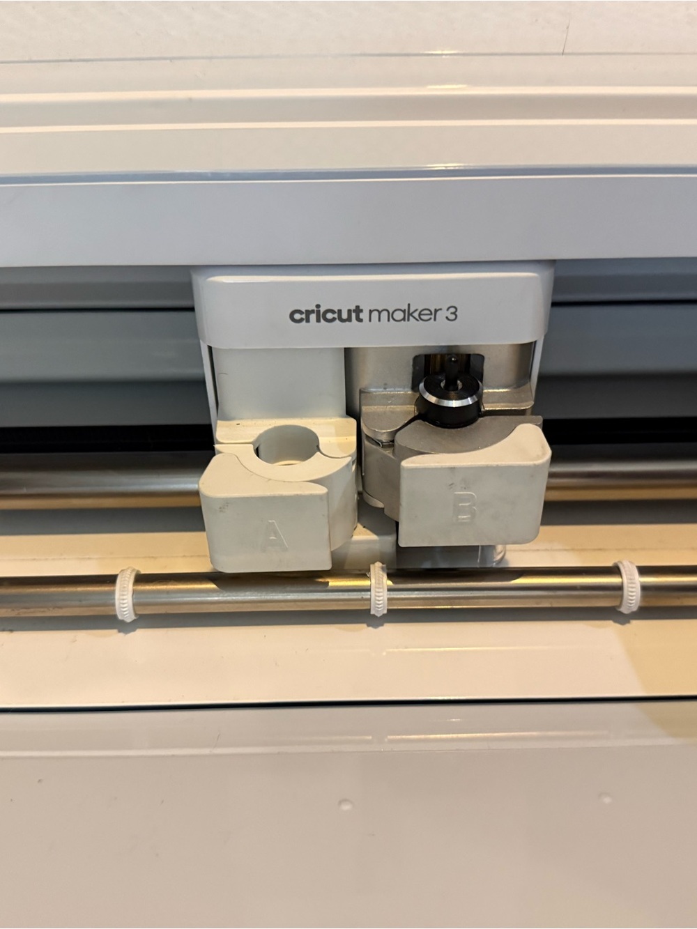 White Cricut Maker 3 smart cutting machine.